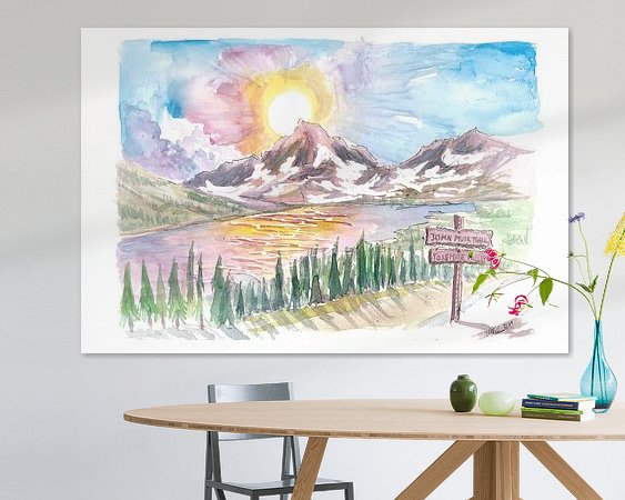Example of the artwork in a room