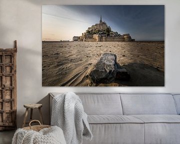 Le Mont Saint Michel in perspectief
