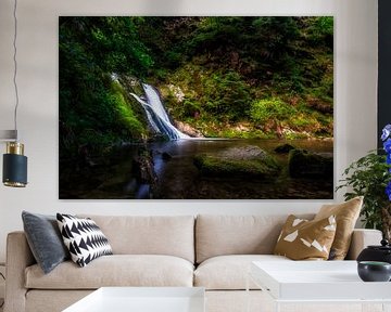 One of the Allerheiligen waterfalls, a picture like painted by Fotos by Jan Wehnert