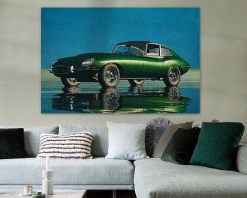 Jaguar E- Type uit 1960 van Jan Keteleer