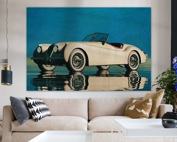 Jaguar XK 120 van 1954 van Jan Keteleer