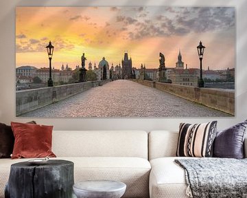 Karlsbrücke Prag von Michael Valjak