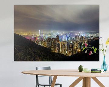 Hongkong-Gipfel-Panorama von Roy Poots