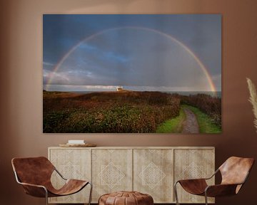 Normandië regenboog Saint Malo van martin slagveld