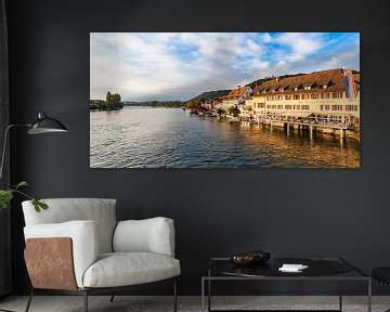 Stein am Rhein on the High Rhine in Switzerland by Werner Dieterich