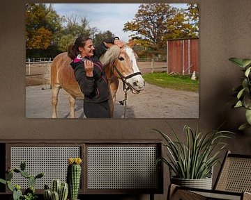 Préparation du cheval avant l'entraînement