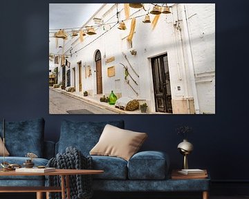 Vie de rue italienne à Alberobello Puglia Italie sur Anouk Raaphorst