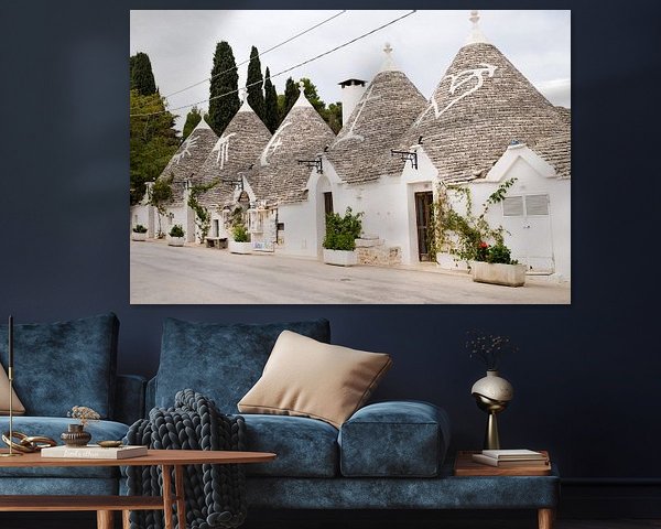 Symbolen op Trulli in Alberobello Puglia Italy