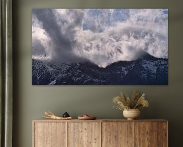 Wolken boven de Rockies van Timon Schneider