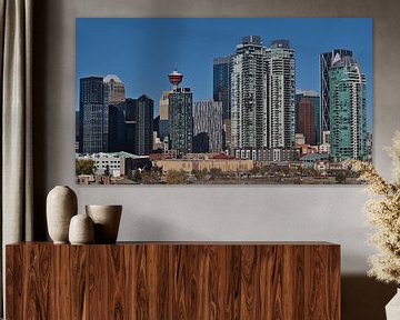 Calgary Skyline van Timon Schneider