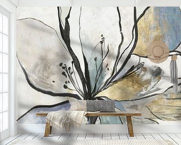 Geschetst Floral II, Asia Jensen van PI Creative Art