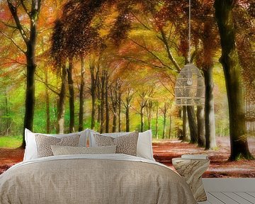 Verträumter Wald mit weichem Licht von BHotography