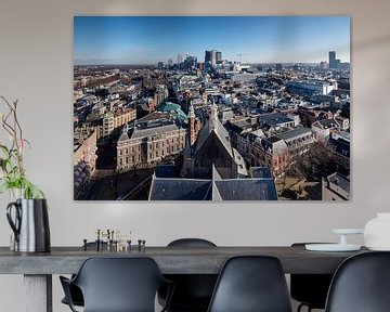 aerial view on the city centre of The Hague by gaps photography