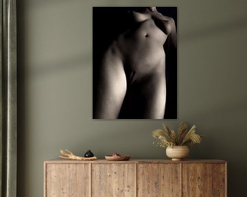 Artistic Nude of a Woman in Color by Art By Dominic