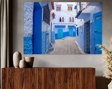 Chefchaouen, Marokko van Jan Fritz