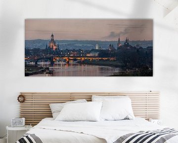 Panorama van Dresden van Sergej Nickel