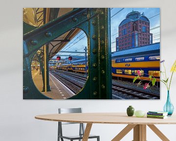 Dubbeldekker trein station Den Bosch van Pixel Meeting Point