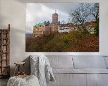 Le château de Wartburg près d'Eisenach sur t.ART