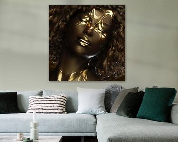 Afrikaans Gouden Schoonheid close-up van Arjen Roos