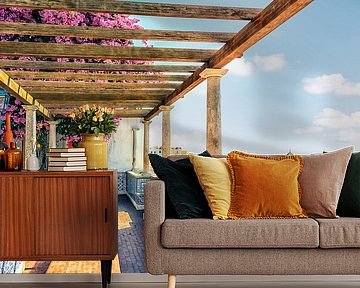 Über den Dächern von Lissabon von Manjik Pictures