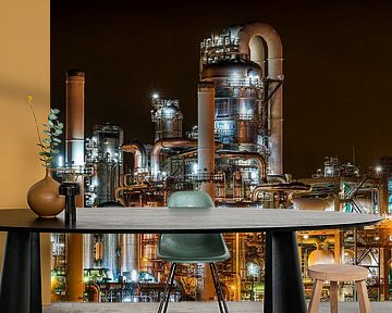 petrochemical industry on the Maasvlakte Rotterdam. by Lex van Lieshout