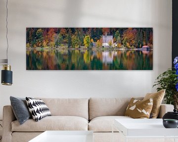 L'automne au lac de Walchensee sur Martin Wasilewski