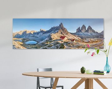 Dolomiten Panorama bei den drei Zinnen in den Alpen von Voss Fine Art Fotografie