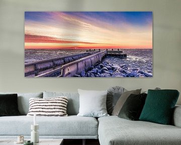 Afsluitdijk ijsselmeer van Sebastiaan van Stam Fotografie