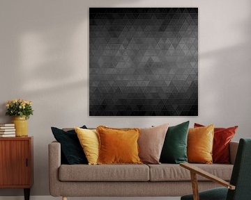 Mozaïek zwart grijs #mosaic van JBJart Justyna Jaszke