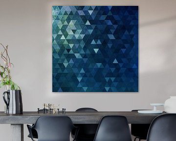 Mozaïek blauw wit #mozaïek van JBJart Justyna Jaszke
