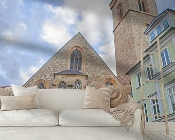 Erfurt - Ägidienkirche an der Krämerbrücke von t.ART