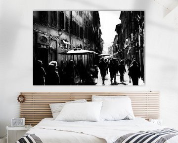 Straatfotografie Pisa - In het zonlicht van Frank Andree