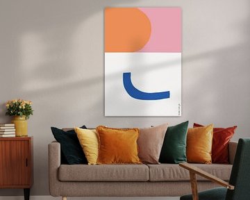 Blue, pink and orange | Studio Carlijn by Studio Carlijn