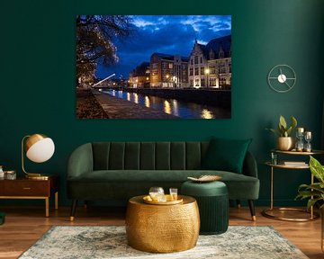 Oud Dender bij Nacht, Dendermonde, België van Imladris Images
