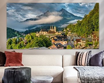 Berchtesgaden in Bayern zum Sonnenaufgang von Voss Fine Art Fotografie