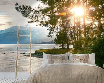 Die Bank am See von Zbinden Konnex