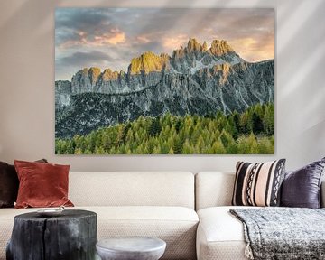 Croda da Lago in the Dolomites by Michael Valjak