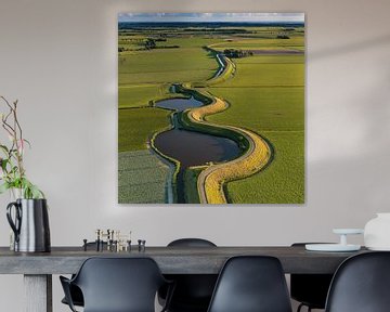 Wheels at the Westfriese Omringdijk by Menno Schaefer