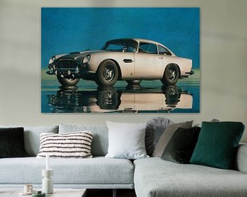 Klassieke Aston Martin DB5 uit 1964