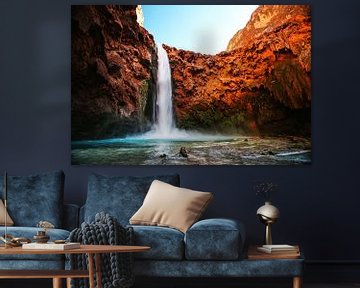 Rocky Waterfall van Walljar