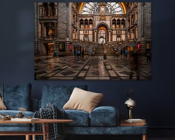Antwerp Central Station (also called Central Station, Middenstatie or Spoorwegkathedraal by the loca by Jolanda Aalbers