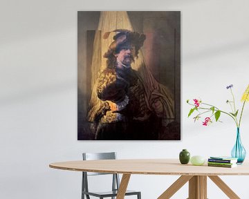 De vaandeldrager - Rembrandt van Rijn van Gisela - Art for you