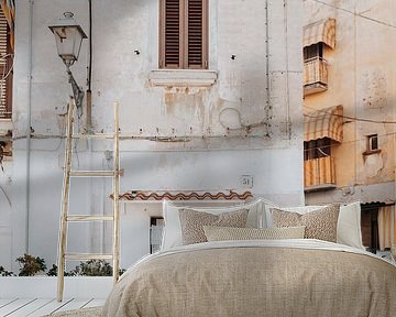 Italien | Apulien | Bari | Pastell Italienisches Haus von Iris van Tricht