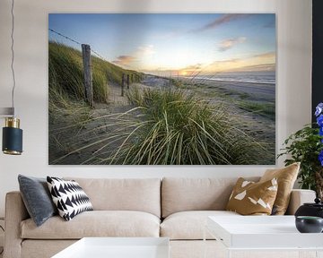 Duin, strand en zee aan de kust van Nederland van Dirk van Egmond