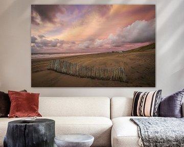 Duin en strand aan de kust van Nederland van Dirk van Egmond