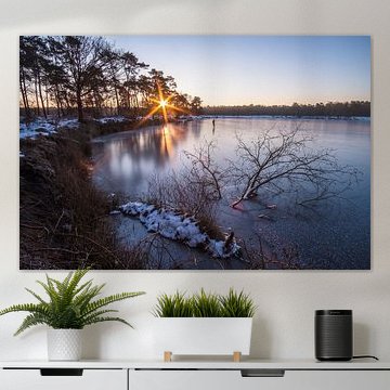 Sonnenaufgang auf dem Eis