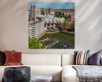 Kubuswoningen  in Rotterdam oude haven - The Netherlands ( Cube Houses) van Jolanda Aalbers
