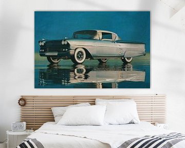 1957 Chevrolet Impala Special Sport Coupe van Jan Keteleer