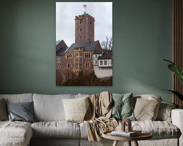 De Wartburg bij Eisenach in Thüringen (Duitsland) van t.ART