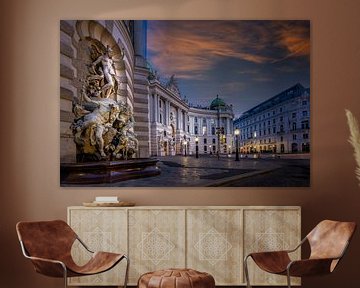 Vienna - the Hofburg at sunrise van Rene Siebring